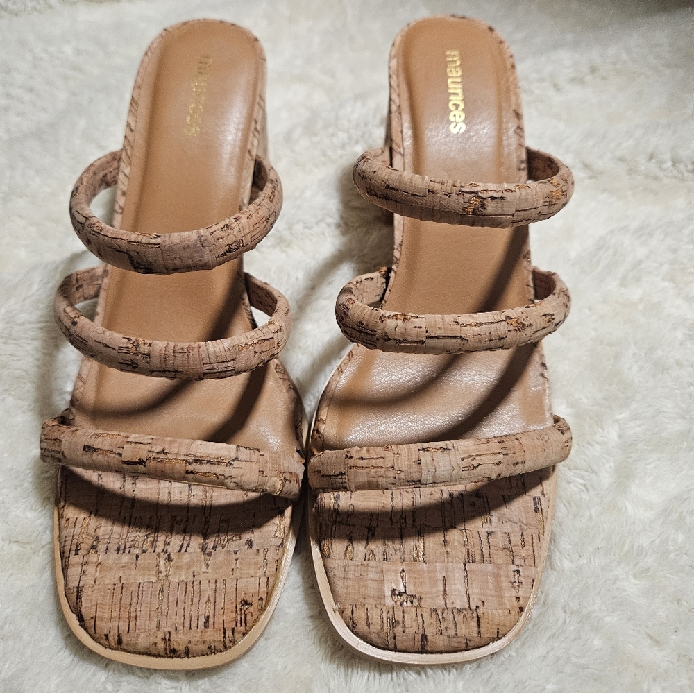 Maurices Brown Sandals Strappy Design - Picture 2 of 8